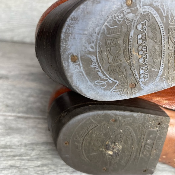 Cuadra Ostrich Leather Cowboy Western Boots Mens Brown Sz 9 Mex 28. - Picture 8 of 14